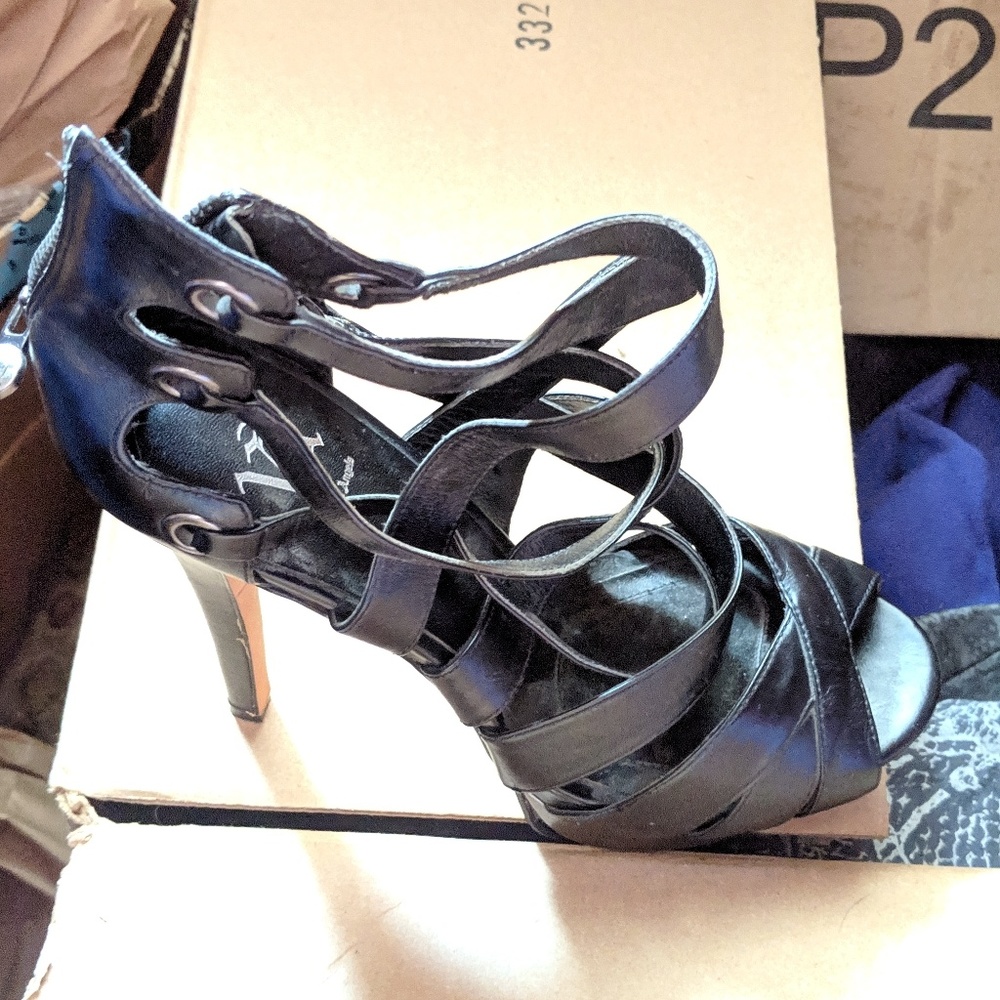 Velvet Angels "Infinity" platform sandals